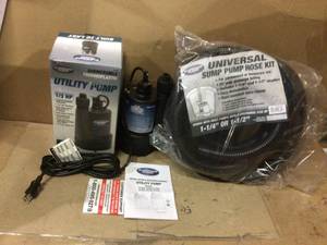 lot 4 image: 13 HP Submersible Thermoplastic Utility Pump by Superior Pump &nbspCustomer Returns See Pictures