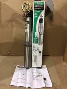 lot 11 image: 34 HP Submersible 3-Wire Motor 10 GPM Deep Well Potable Water Pump by Everbilt&nbspCustomer Returns See Pictures