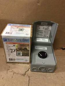 lot 23 image: 30 Amp Temporary RV Power Outlet by Midwest Electric Products &nbspCustomer Returns See Pictures