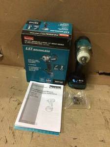lot 33 image: 18-Volt LXT Lithium-Ion Brushless Cordless 4-Speed 12 in. Sq. Drive Impact Wrench w Friction Ring Anvil, Tool Only by Makita &nbspCustomer Returns See Pictures