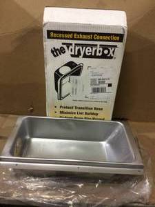 lot 40 image: 4.25 in. Dryer Box Metal Recess by DRYERBOX &nbspCustomer Returns See Pictures