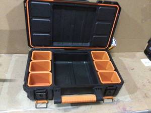 lot 43 image: 22 in. Pro Organizer, Black by RIDGID &nbspCustomer Returns See Pictures