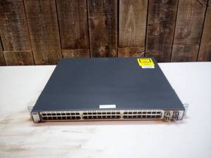 lot 13 image: Cisco 3750 Series 48 Port Stackable PoE Switch, WS-C3750-48PS-S unit only