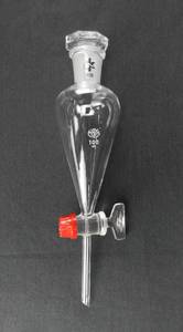 lot 189 image: Simax 100 ML Glass Separatory Funnel