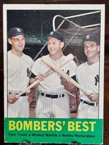 1963 Topps Mickey Mantle Bombers Best #173 Baseball Card