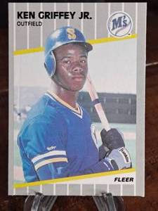 1989 Fleer Ken Griffrey Jr Rookie Baseball Card