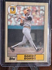 1987 Topps Barry Bonds Baseball Rookie Card #320