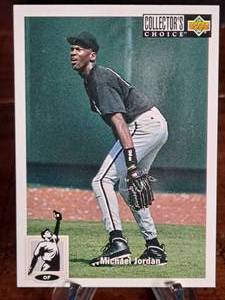 1994 Upper Deck Michael Jordan Rookie Baseball Card