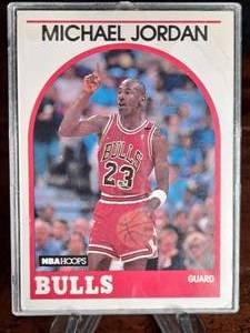1989 NBA Hoops Michael Jordan Basketball Card