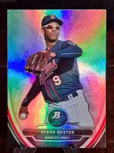 2013 Platinum Moment Byron Buxton Refractor Baseball Card