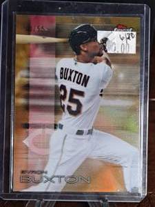 2016 Topps Finest Byron Buxton Baseball Card 50