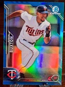 2016 Topps Byron Buxton Refractor Baseball Card 150