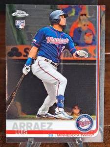 2019 Topps Chrome Luis Arraez Rookie Baseball Card