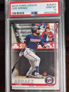 2019 Topps Luis Arraez Rookie Baseball Card PSA 10