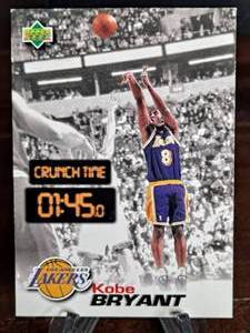 1997 Upper Deck Crunch Time Kobe Bryant Basketball Card