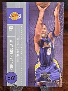 2004 Upper Deck Popular Acclaim Kobe Bryant Basketball Card