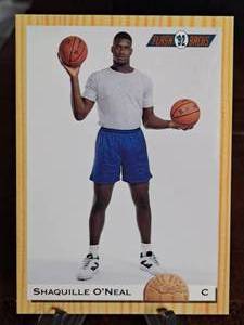 1992 Flash Backs Shaquille ONeal Rookie Basketball Card