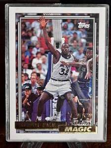 1993 Topps Draft Pick Shaquille ONeal Rookie Basketball Card