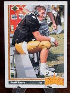 1992 Star Rookie Brett Favre Football Card