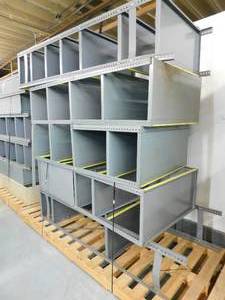Industrial Shelving Lot of 5