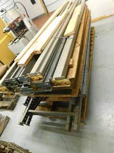 Pallet racking lot