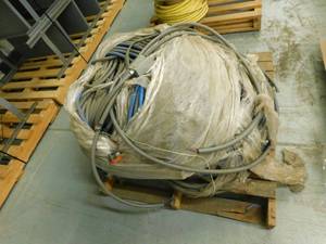 Pallet of Heavy Duty Wire IN Flexible Conduit