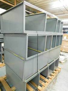 Industrial Shelving Lot of 4
