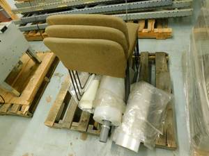 3 stackable chairs