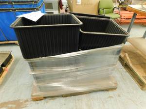 Pallet of Inventory Bins
