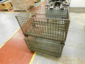 2 Heavy Duty Metal Crates