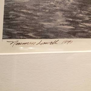 lot 91 image: Boat in the Storm Charcoal Print