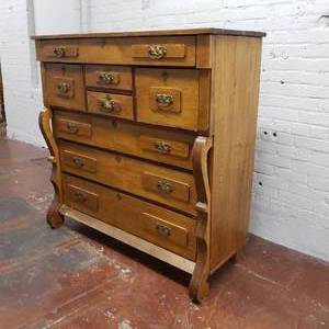 lot 38 image: Antique Empire Chic Dresser