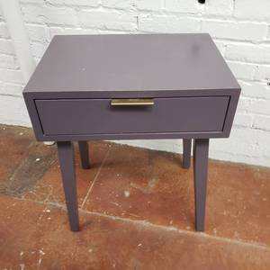 lot 93 image: Pastel Purple Contemporary Side Table