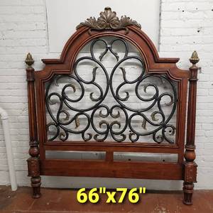 lot 41 image: Impressive Empire Chic Queen Bedframe