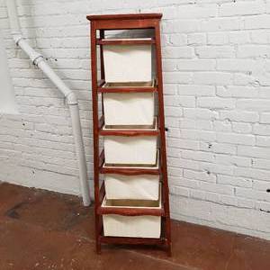 lot 99 image: Charming Kitchen Basket Tower