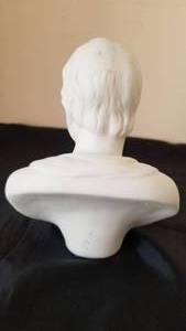 lot 86 image: Antique Parian Bisque Statue  Caesar
