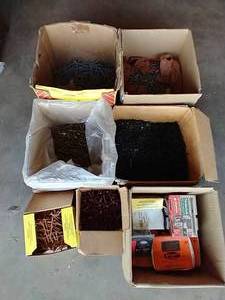 lot 37 image: Several Boxes of Nails & Screws