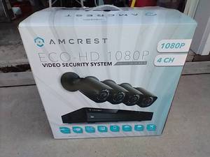 lot 78 image: Amcrest ECO-HD 1080P Security System