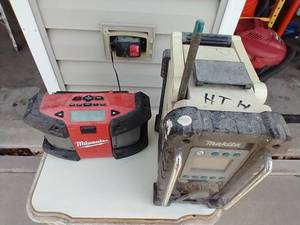 lot 81 image: Makita Milwaukee Radios