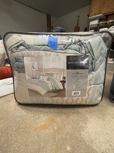 Madison Park Bennett 7-Pc. Queen Comforter Aqua Queen