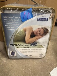 Shavel Micro Flannel� 7 Layers of Warmth Queen Electric Blanket