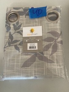 SunSmart Julie 50 x 95 Botanical-Print Blackout Window Panel