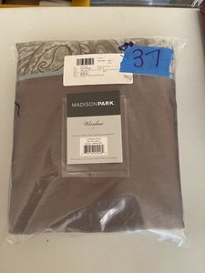 Madison Park Aubrey Paisley 50 x 84 Faux Silk Curtain Set