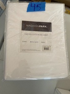 Madison Park Liquid Cotton FullQueen Blanket