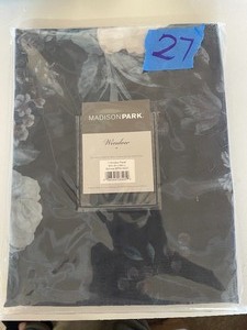 Madison Park Simone 50 x 84 Printed Floral Sheer Curtain Panel