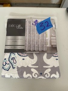 Decor Studio Kandula 72 x 72 Shower Curtain