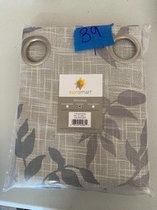 SunSmart Julie 50 x 95 Botanical-Print Blackout Window Panel