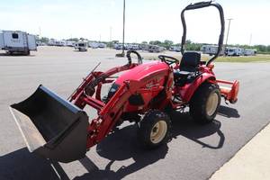 lot 149 image: TYM HST T233 Diesel Tractor with Tiller NO RESERVE
