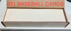 lot 10 image: 831 1993 Baseball Cards