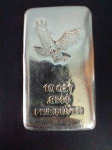 lot 16 image: 10 Ounce Silver Bar